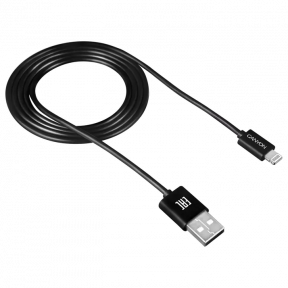 Canyon CFI1B black (Lightning - USB-A) 1м - Кабель купить