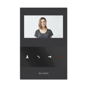 Slinex ML-16HD (Black) + SQ-04M (Black) - Комплект відеодомофону зображення