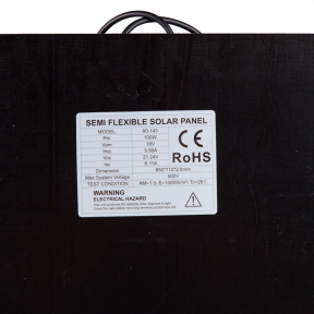Зарядний пристрій на сонячній батареї NEO Tools 100W напівгнучка (90-143) фото