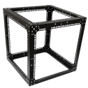 Стійка-кронштейн Cube 19" 9U CMS (UA-OFLC955W2.0-BK)