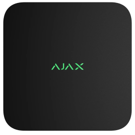 Ajax NVR DC (16ch) (8EU) black - Мережевий відеореєстратор