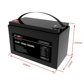 Акумуляторна батарея літій-залізо-фосфатна 12.8В 100Аг Cyclen 12.8V 100AH LiFePo4 купити