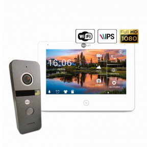 Комплект видеодомофона NeoLight NeoKIT HD Pro WF Графит купить