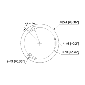 Dahua Technology HAC-T1A11P - 1 Мп купольна HDCVI відеокамера в Україні