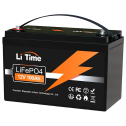 LiTime 12V 100Ah Bluetooth – Акумулятор LiFePO4 (12.8V, 100Ah, 1280Wh, BMS 100A)