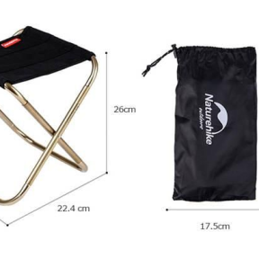 Стілець складаний Naturehike NH17Z012-L, чорний фото