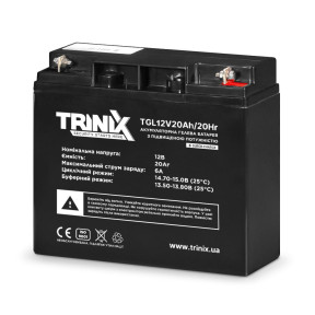 Аккумуляторная батарея гелевая 12В 20Ач Trinix TGL12V20Ah/20Hr GEL Super Charge купить