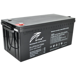 Ritar LiFePO4 25,6V 100Ah 2560Wh - Акумуляторна батарея купити