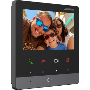 Hikvision DS-KV6103-PE1(С) + DS-KH6100-E1 + DS-KABV6113-RS - Комплект відеодомофону зображення