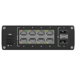 Промышленный неуправляемый PoE-коммутатор Teltonika TSW200 (8 портов 10/100/1000 Mbps, 2 SFP, PoE+ 240W, IP30) купить