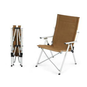 Крісло складане Naturehike CNH22JU059, алюміній, коричневe зображення