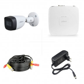 Комплект HDCVI відеоспостереження на 1 вуличну камеру 2МП Dahua Technology KIT-4X1BMV1 купити