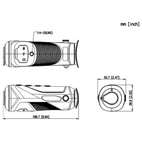 Dahua Technology TPC-M20-B15-G - Тепловізійний монокуляр Ціна