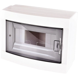 Пластиковый корпус на 8 модулей AP-UEA (навесной монтаж, IP40)