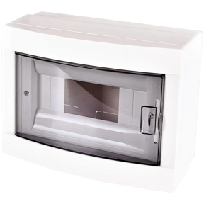 Пластиковый корпус на 8 модулей AP-UEA (навесной монтаж, IP40) купить