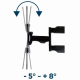 Gembird WM-55ST-01 32-55" - Кронштейн для телевізора 32 кг