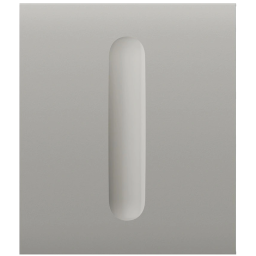 Кнопка Ajax CenterButton (Dimmer) oyster (1-клавишная для димерного выключателя)