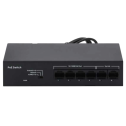 Hedy HY4H2-48 – Комутатор мережевий (4xPoE 100M, 2xUplink, 43W, Extend 250м)
