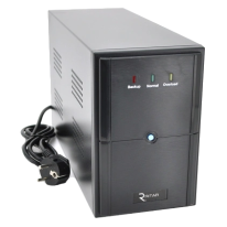 Джерело безперебійного живлення Ritar E-RTM650 ELF-L LED (650VA/390W, 2 розетки Schuko, AVR)