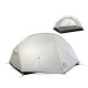 Палатка сверхлегкая двухместная с футпринтом Naturehike Mongar NH17T007-M, 20D, серая