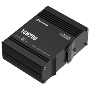 Промышленный неуправляемый PoE-коммутатор Teltonika TSW200 (8 портов 10/100/1000 Mbps, 2 SFP, PoE+ 240W, IP30) Цена