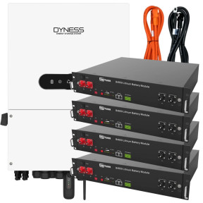 Dyness B4850G (2.4 кВт·г / 48 В) (4 шт.) + Dyness 5.0L-1P-A 5кВт 48В (1 шт.) - Комплект системи накопичення енергії купити