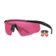 Защитные баллистические очки Wiley X SABER ADV Серые/Оранжевые/Красные линзы/Матовая черная оправа