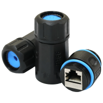 Водонепроницаемый соединитель LW IP68 RJ45-RJ45 STP кат.6