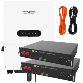 Dyness B4850G (2.4 кВт·г / 48 В) (2 шт.) + Dyness 6.0L-1P-A 6кВт 48В (1 шт.) - Комплект системи накопичення енергії купити