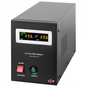 Резервне ДБЖ LogicPower LPY-B-PSW-500VA+ (4149) - фото №1 Резервне ДБЖ LogicPower LPY-B-PSW-500VA+ (4149) купити