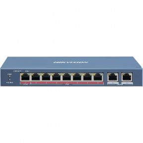 Hikvision DS-3E0310HP-E - 8-портовый неуправляемый коммутатор Fast Ethernet POE - фото №2 Hikvision DS-3E0310HP-E - 8-портовый неуправляемый коммутатор Fast Ethernet POE фото