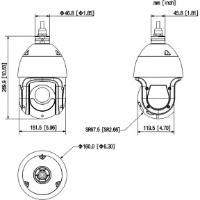 Dahua Technology DH-SD4E225GB-HNR-A-PV1 - 2 Мп сетевая PTZ-камера 25X TiOC WizSense в Украине