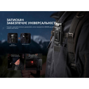 Ліхтар ручний Fenix SW05R-RED LED чорний купити