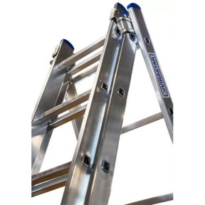 TRIOMAX VIRASTAR - Алюминиевая трехсекционная лестница (3x12 ступеней) в Украине