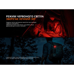 Ліхтар ручний Fenix SW05R-RED LED чорний купити