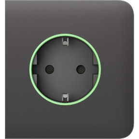 Ajax SideCover (smart) [ type F ] Gray - Передняя панель и крышка розетки фото