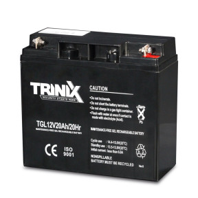 Акумуляторна батарея гелева 12В 20Аг Trinix TGL12V20Ah/20Hr GEL купить