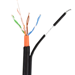 GoldMine GM UTP 4*2*0.5-CU PVC PE MT кат.5е - абель (UTP медь наружный с несущим тросом) бухта 305м купить