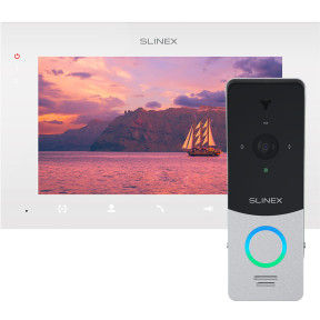 Slinex ML-20HD (Black) + SQ-07MTHD (White) - Комплект відеодомофону купити