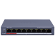 Hikvision DS-3E0109P-E/M(C) – Некерований PoE комутатор (8xPoE, 80W, 300m, 6kV)