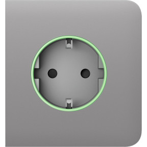 Ajax SideCover (smart) [ type F ] Fog - Передняя панель и крышка розетки фото