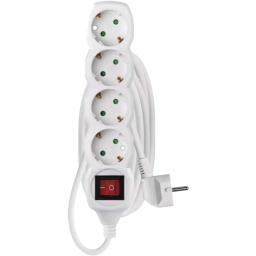 EMOS P1423R - Мережевий подовжувач 4 розетки 3 м