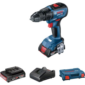 Bosch Professional GSR 18V-50 (06019H5000) - Аккумуляторная дрель-шуруповерт с 2 литий-ионными аккумуляторами 2 A·ч, зарядным устройством купить
