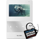 Slinex SQ-04M White - 4-х дюймовий домофон з вбудованою програмною детекцією руху