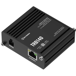 Teltonika TRB140 – Промышленный LTE-шлюз (4G Cat 4, 1xGbE, Modbus, OpenWrt, IP30)