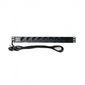 Блок розеток 1U 19″ Schuko CSV WT-2261A-GER-9WAY купити