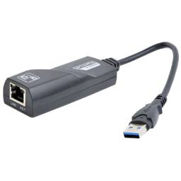 Gembird NIC-U3-02 – Сетевой адаптер USB на Gigabit Ethernet (1000 Мбит/с, RJ-45, RTL8153)