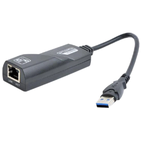 Gembird NIC-U3-02 – Сетевой адаптер USB на Gigabit Ethernet (1000 Мбит/с, RJ-45, RTL8153)