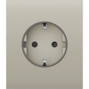 Ajax СenterCover (basic) Ivory - Центральна панель для вбудованої розетки