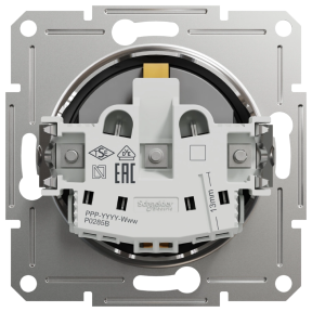 Schneider Electric Asfora EPH2900271 - Розетка с заземлением и шторками антрацит в Украине